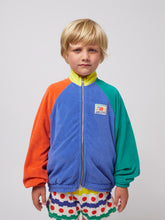 Load image into Gallery viewer, Bobo Choses / KID / Terry Cloth Zipped Sweatshirt / Smiling Color Block