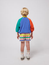 Load image into Gallery viewer, Bobo Choses / KID / Terry Cloth Zipped Sweatshirt / Smiling Color Block