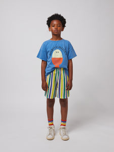 Bobo Choses / KID / Terry Cloth Bermuda Shorts / Multicolor Stripes