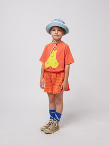 Bobo Choses / KID / Ruffle Woven Shorts / Vichy