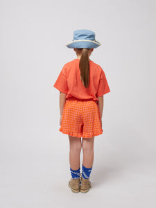 Bobo Choses / KID / Ruffle Woven Shorts / Vichy