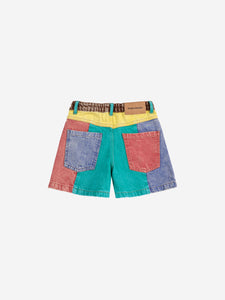 Bobo Choses / KID / Denim Shorts / Color Block