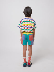 Bobo Choses / KID / Denim Shorts / Color Block