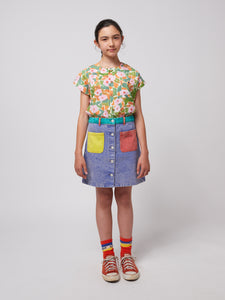 Bobo Choses / KID / Denim Skirt / Color Block