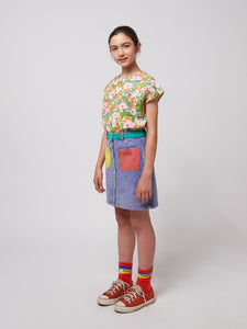 Bobo Choses / KID / Denim Skirt / Color Block