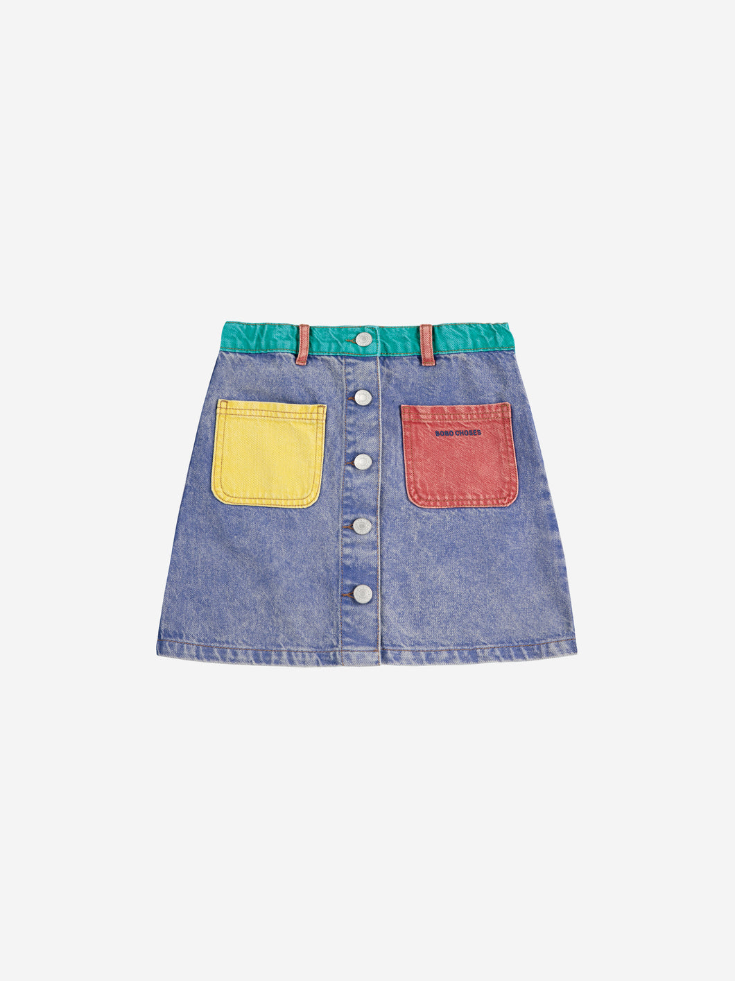 Bobo Choses / KID / Denim Skirt / Color Block