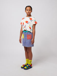 Bobo Choses / KID / Denim Skirt / Color Block