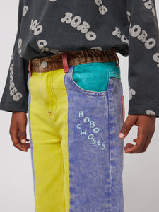 Bobo Choses / KID / Denim Pants / Color Block