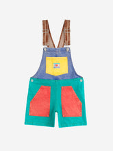 Load image into Gallery viewer, Bobo Choses / KID / Denim Dungaree / Smiling Color Block