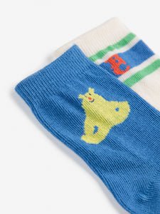 Bobo Choses / BABY / 2 X Short Socks / Hug Me Bear