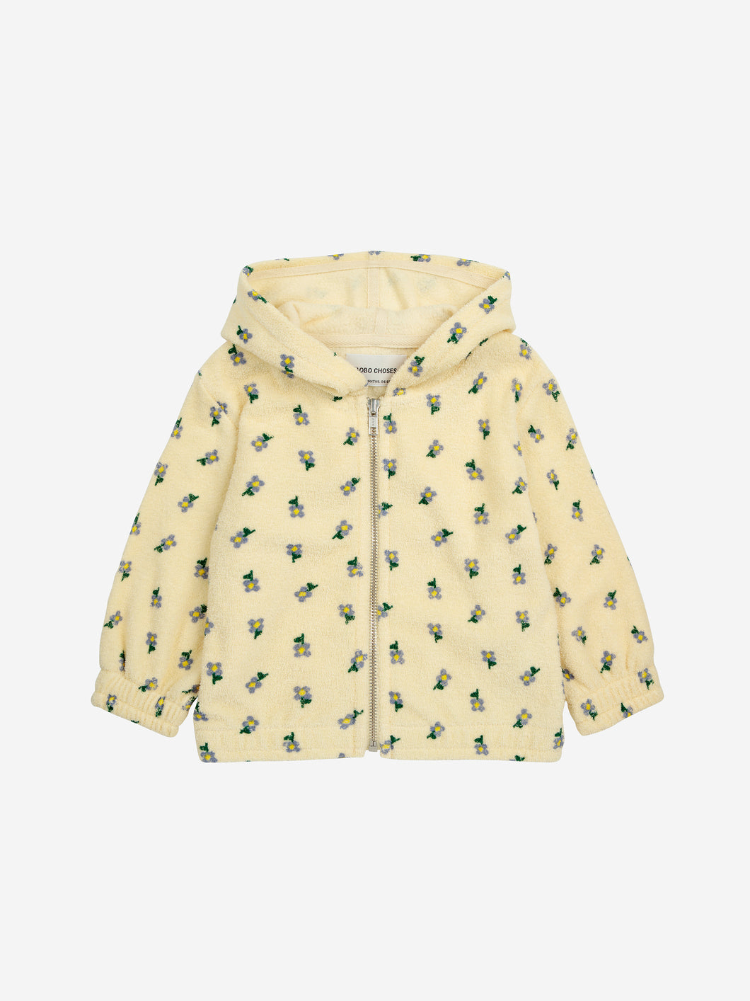 Bobo Choses / BABY / Zipped Sweatshirt / Pansy Flower AO