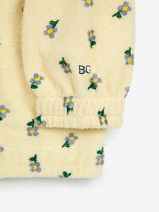 Bobo Choses / BABY / Zipped Sweatshirt / Pansy Flower AO