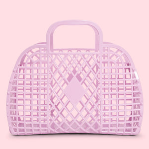 Sunjellies / Large Retro Basket / Lilac