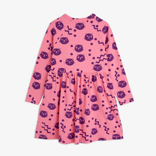 Load image into Gallery viewer, Mini Rodini / PRE SS25 / Longsleeve Dress / Squiggly Cats AOP / Pink