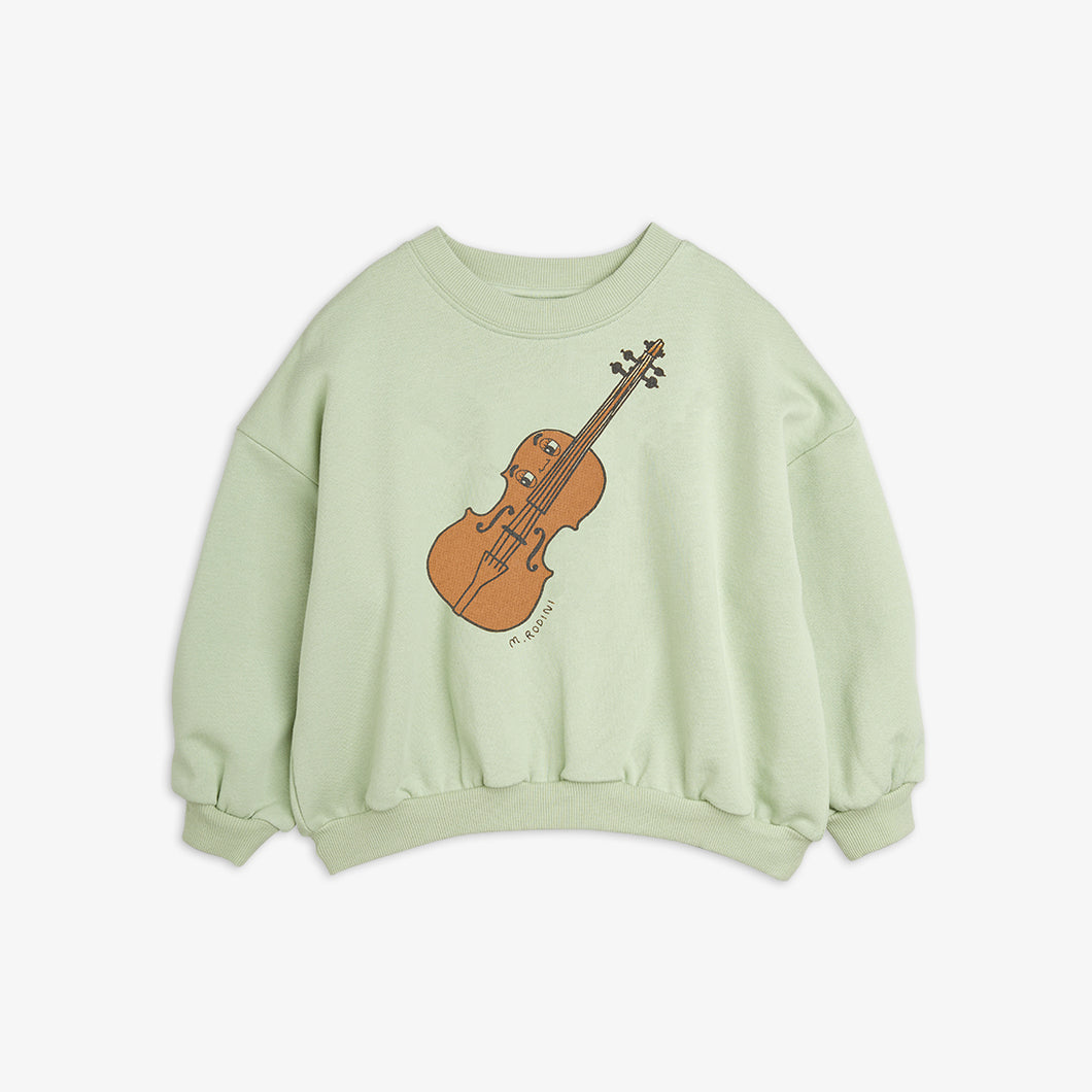 Mini Rodini / Sweatshirt / Violin / Green