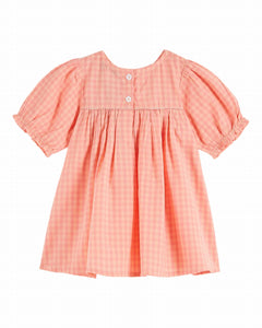 Emile et Ida / BABY / Dress / Vichy Pivoine