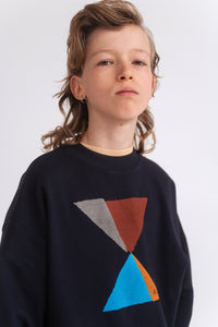 Repose AMS / Crewneck Sweater / Deep Dark Blue