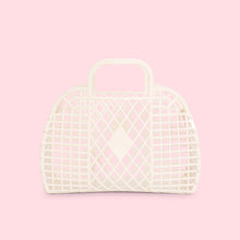 Load image into Gallery viewer, Sunjellies / Small Retro Basket / Cream