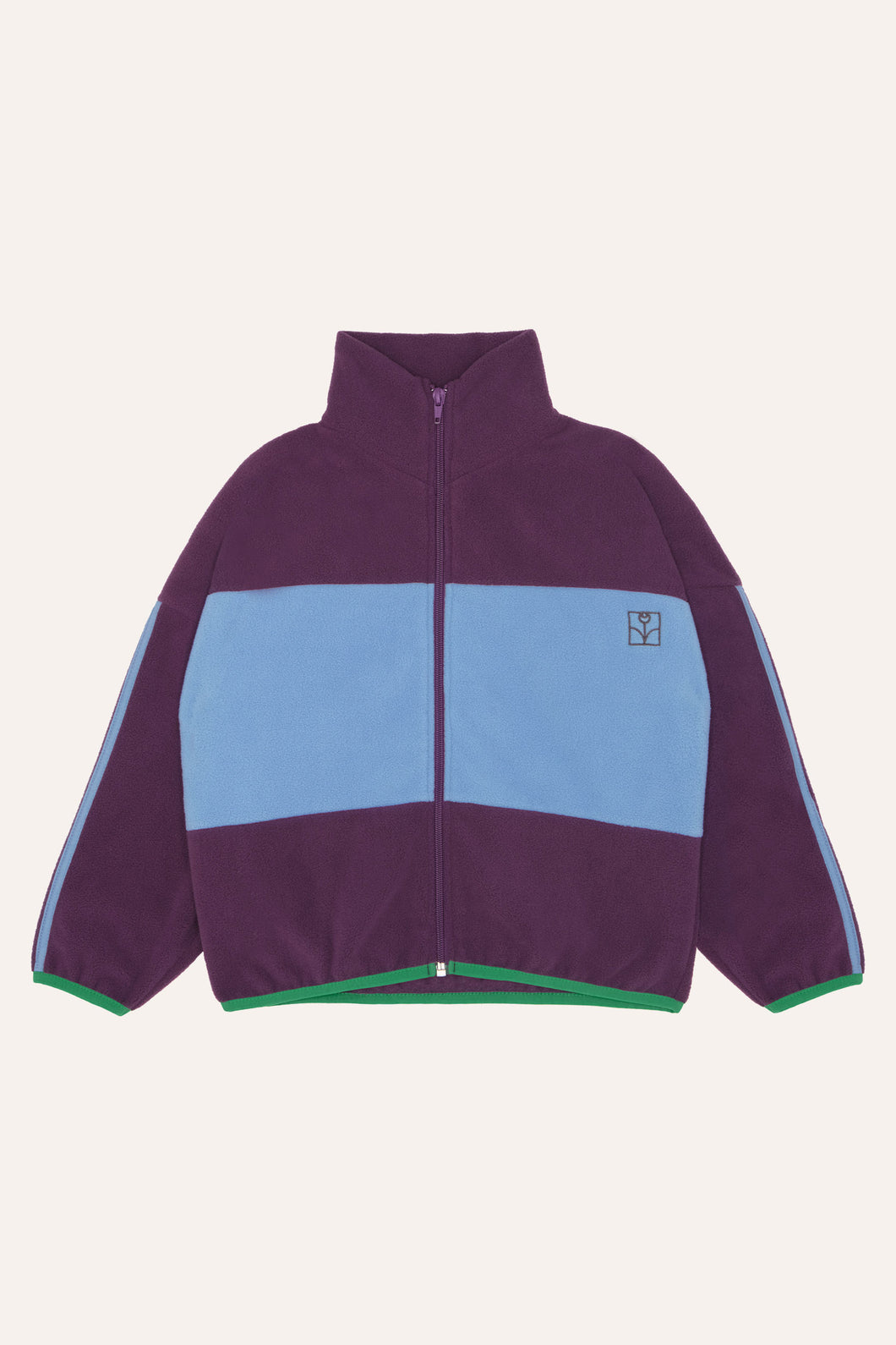 The Campamento / KID / Polar Zipped Sweatshirt / Purple