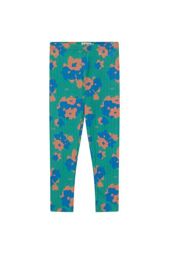 Tinycottons / KID / Flowers Pant / Deep Green