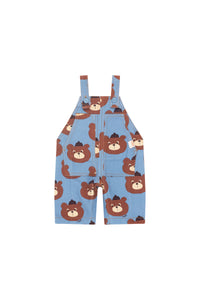 Tinycottons / BABY / Bears Dungaree / Denim Blue