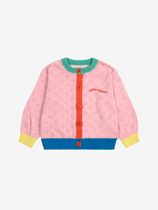 Bobo Choses / BABY / Open Work Cardigan / Color Block