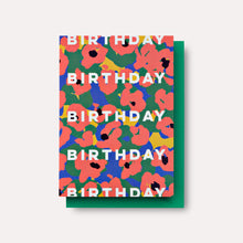 Load image into Gallery viewer, The Completist / Graphic Card / Wenskaart / Painter Flower Birthday