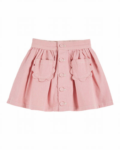 Emile et Ida / KID / Flower Pocket Skirt / Rose