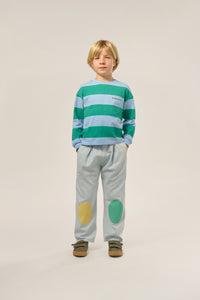 The Campamento / KID / Green Stripes Oversized Sweatshirt