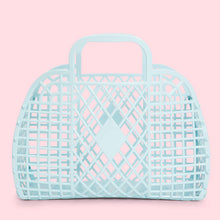 Load image into Gallery viewer, Sunjellies / Large Retro Basket / Blue