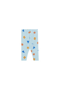 Tinycottons / BABY / Geometric Baby Pant / Warm Blue