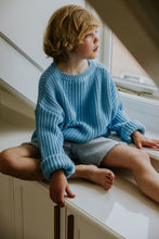 Load image into Gallery viewer, Yuki / Chunky Knitted Sweater / Sky