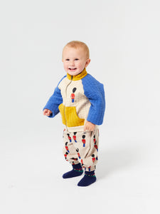 Bobo Choses / BABY / Quilted Zipped Sweatshirt / Little Tin Soldiers