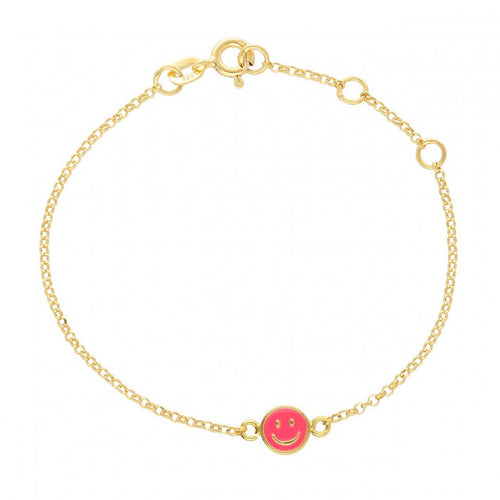 Selva Sauvage / Bracelet / Smiley / Fushia