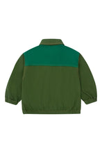 Load image into Gallery viewer, Tinycottons / KID / Color Blocked Jacket / Moss Green