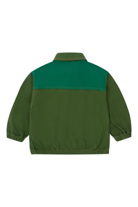 Tinycottons / KID / Color Blocked Jacket / Moss Green