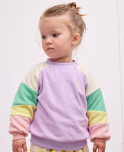 Load image into Gallery viewer, Bobo Choses / BABY / Terry Cloth Sweatshirt / Lila Color Block