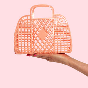 Sunjellies / Small Retro Basket / Peach