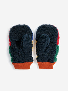 Bobo Choses / KID / Sheepskin Mittens / Color Block