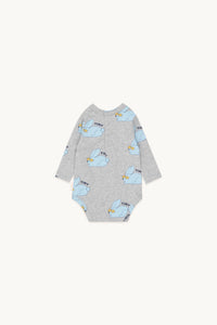 Tinycottons / BABY / Rabbits Body / Medium Grey Heather