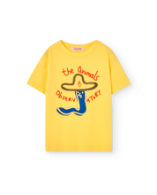 Load image into Gallery viewer, The Animals Observatory / SPRAY PRE-AW24 / KID / Rooster Oversized T-Shirt / Yellow