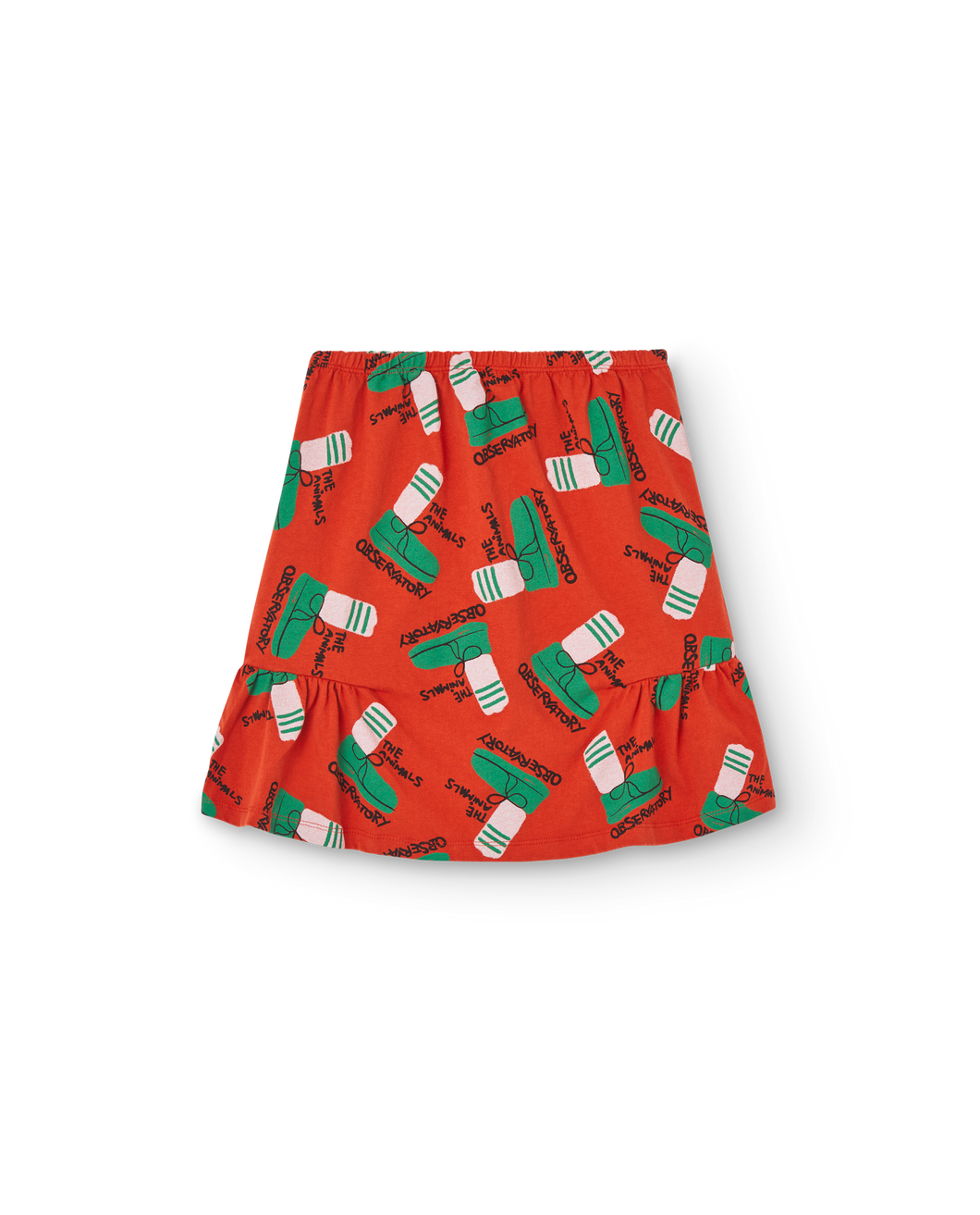 The Animals Observatory / SPRAY PRE-AW24 / KID / Slug Skirt / Red