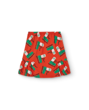 Load image into Gallery viewer, The Animals Observatory / SPRAY PRE-AW24 / KID / Slug Skirt / Red