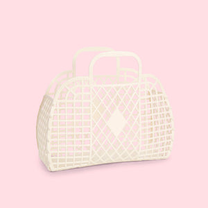 Sunjellies / Small Retro Basket / Cream