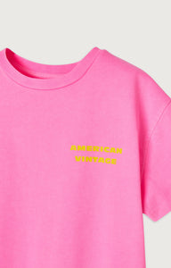 American Vintage / T-Shirt / Fizvalley / Rose Fluo