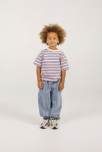 Load image into Gallery viewer, Tinycottons / KID / Stripes Multicolor Tee / Offwhite