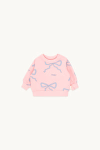 Tinycottons / BABY / Bows Baby Sweatshirt / Peach