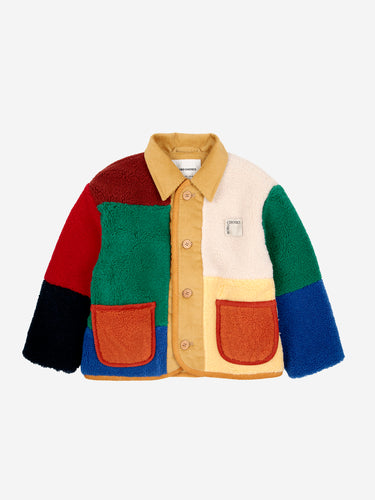 Bobo Choses / KID / Sheepskin Jacket / Color Block