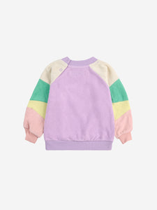 Bobo Choses / BABY / Terry Cloth Sweatshirt / Lila Color Block