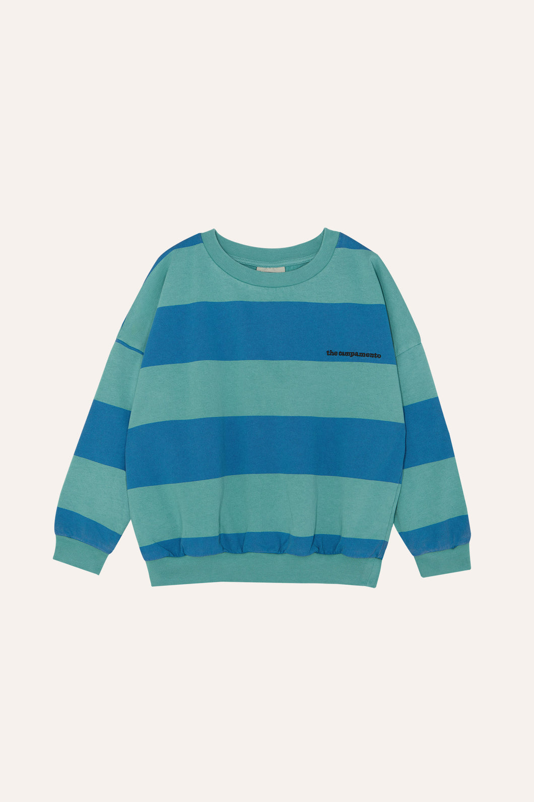 The Campamento / KID / Oversized Sweatshirt / Blue Stripes